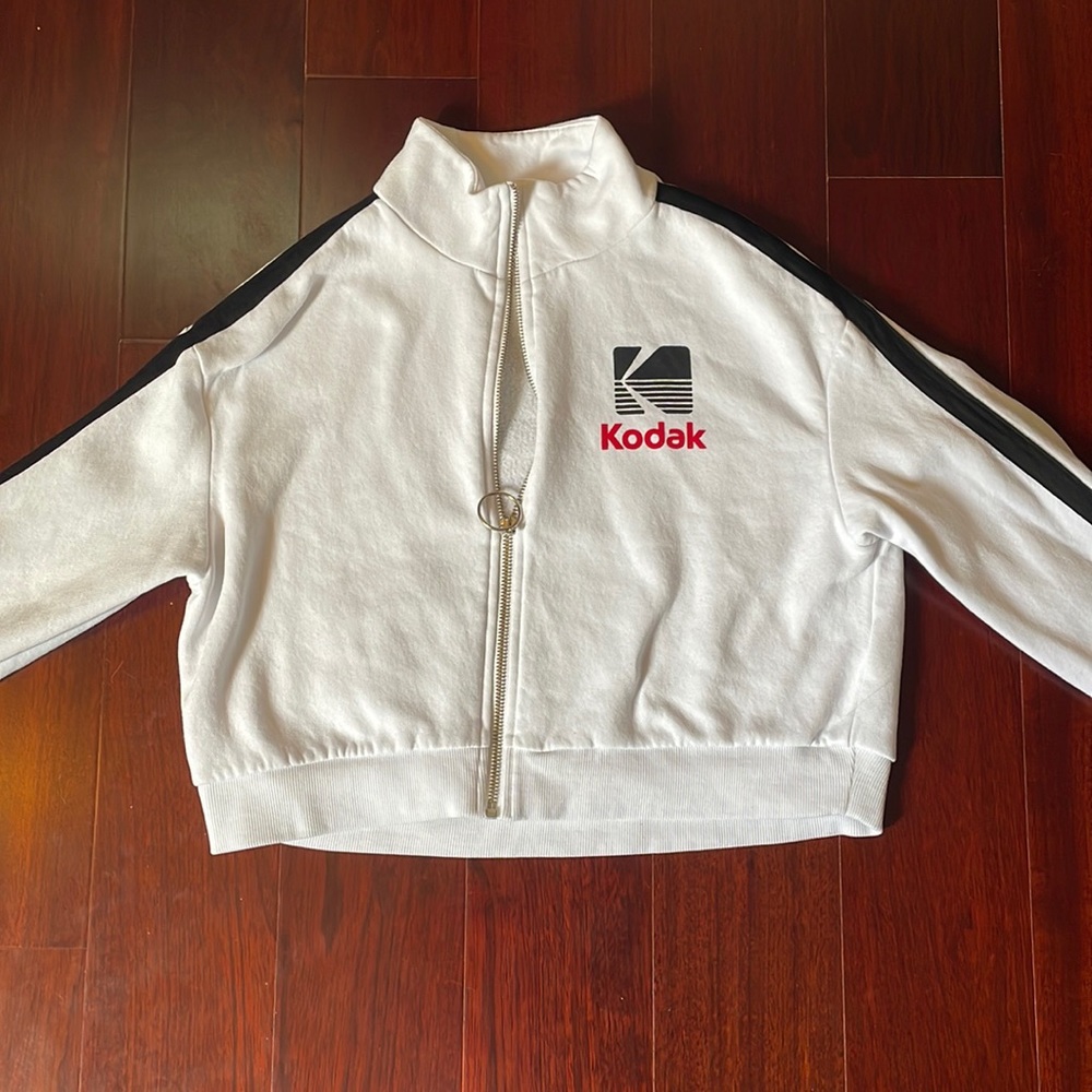 H&M Kodak White Quarter Zip